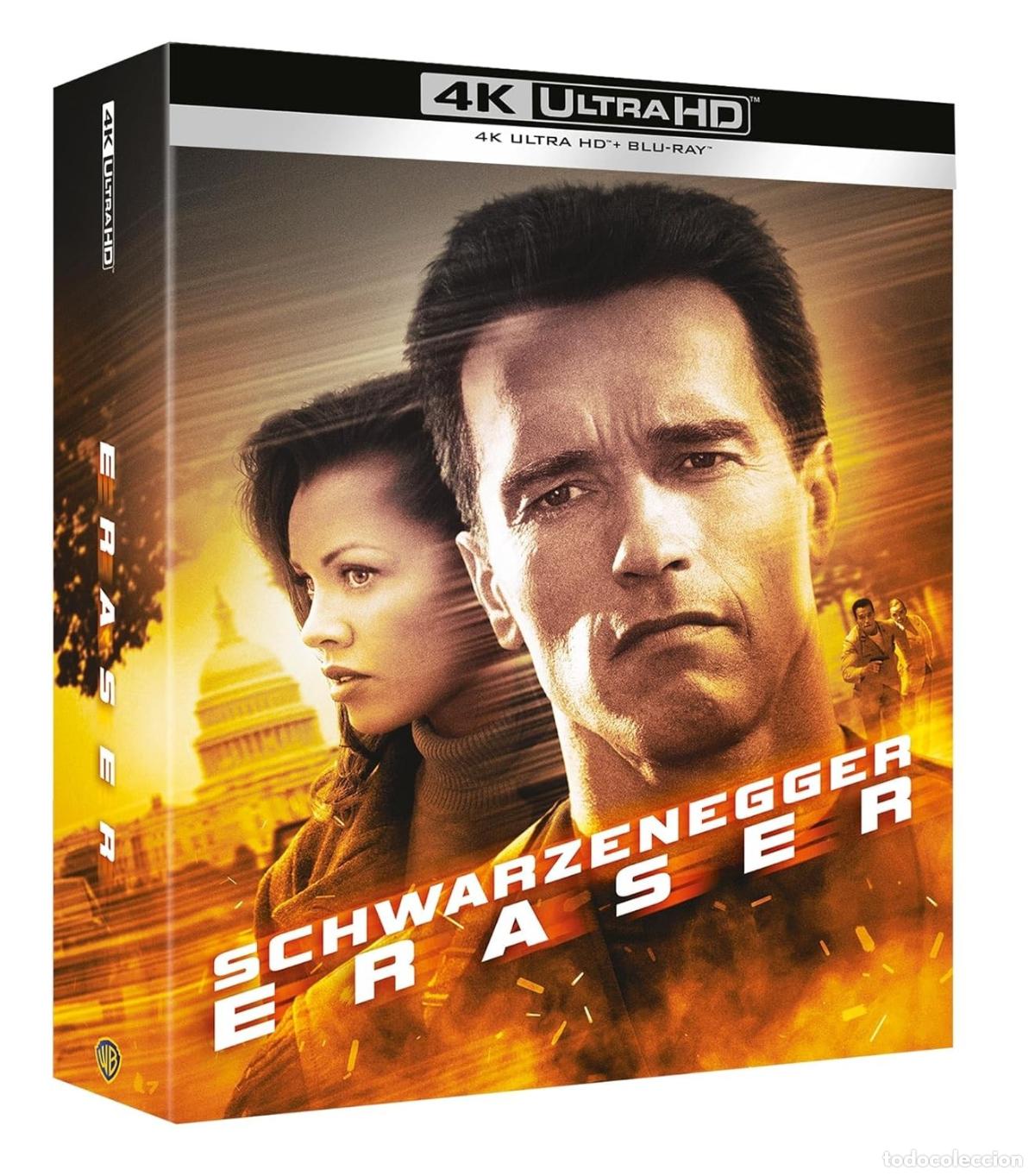 Cinema: Eraser (Eliminador) (Edici&oacute;n Met&aacute;lica) [4K UHD, Blu-ray] (1996) Eraser
