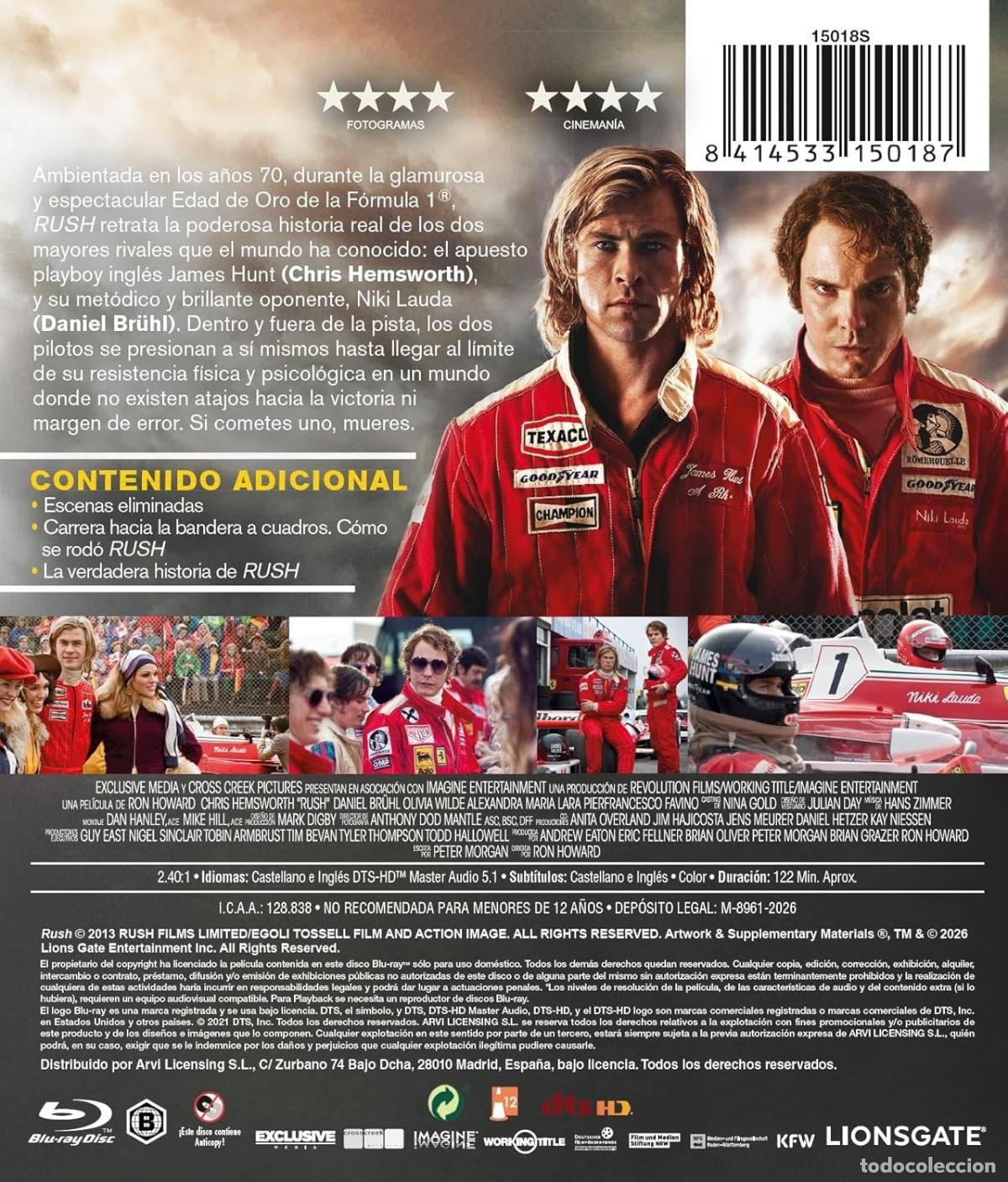 Cine: Rush [Blu-ray] (2013) - Foto 2
