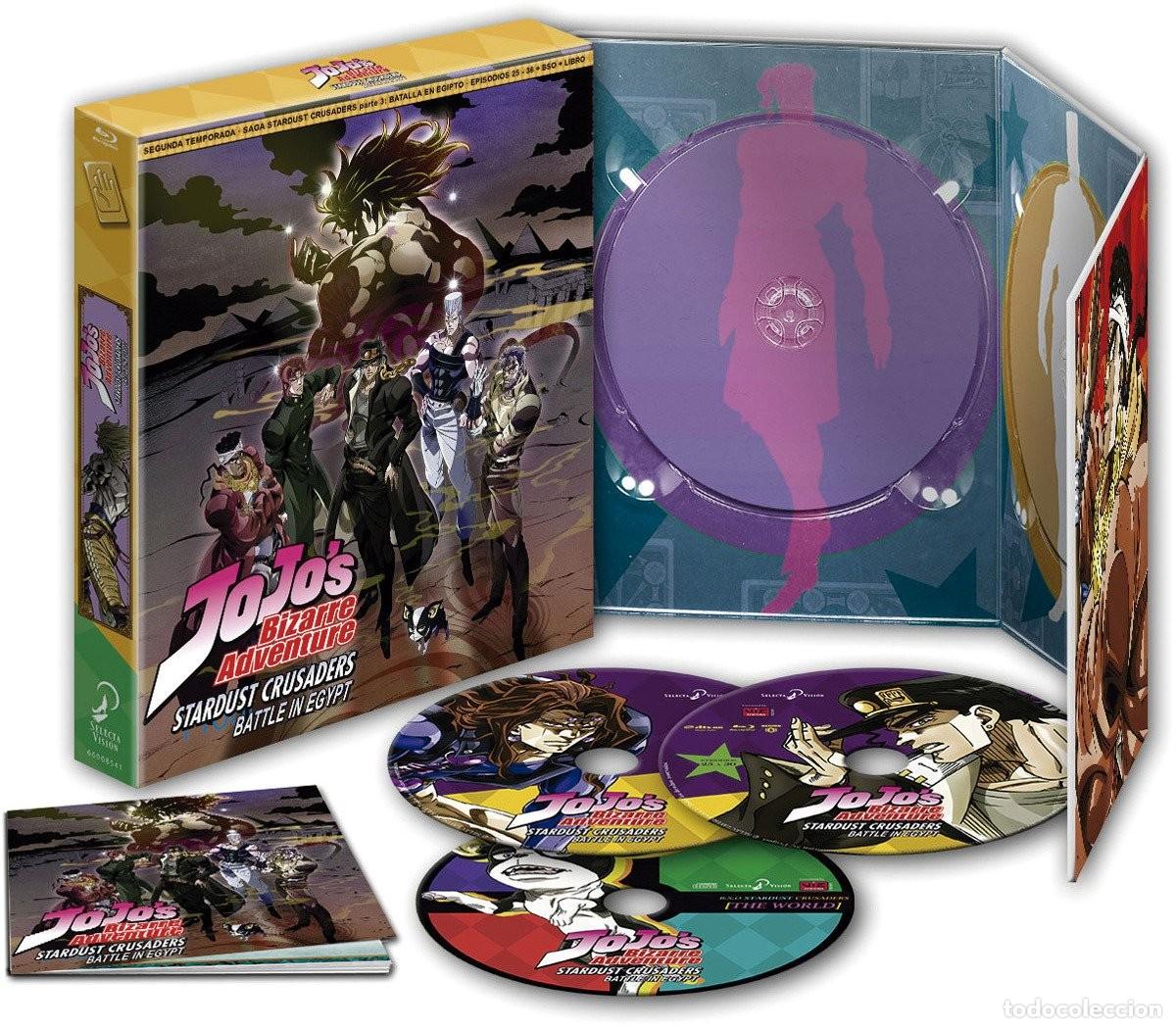 Kino: Jojos Bizarre Adventure Stardust Crusaders Egypt Arc Temporada 2 [Blu-ray]