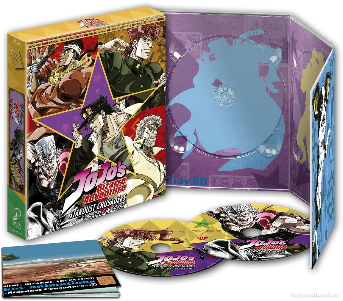 Kino: Jojos Bizarre Adventure Stardust Crusaders Egypt Arc Temporada 2 (Parte 4) Episodios 37 A 48 (1bd+Bs
