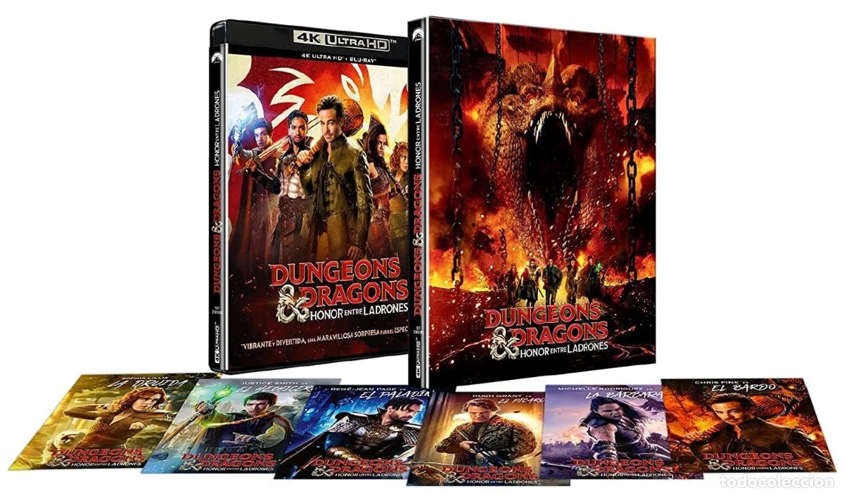 Cinema: Dungeons & Dragons: Honor Entre Ladrones (Ed. Coleccionista) (O-Ring + 6 Postales) (4K UHD + Blu-ray