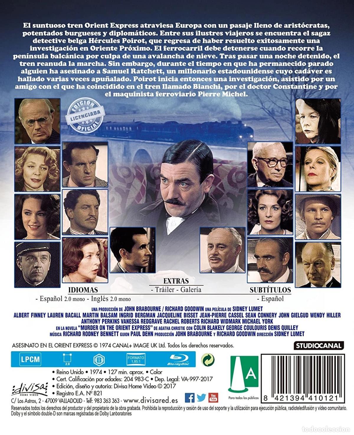 Cine: Asesinato en el Orient Express [Blu-ray] - Foto 2