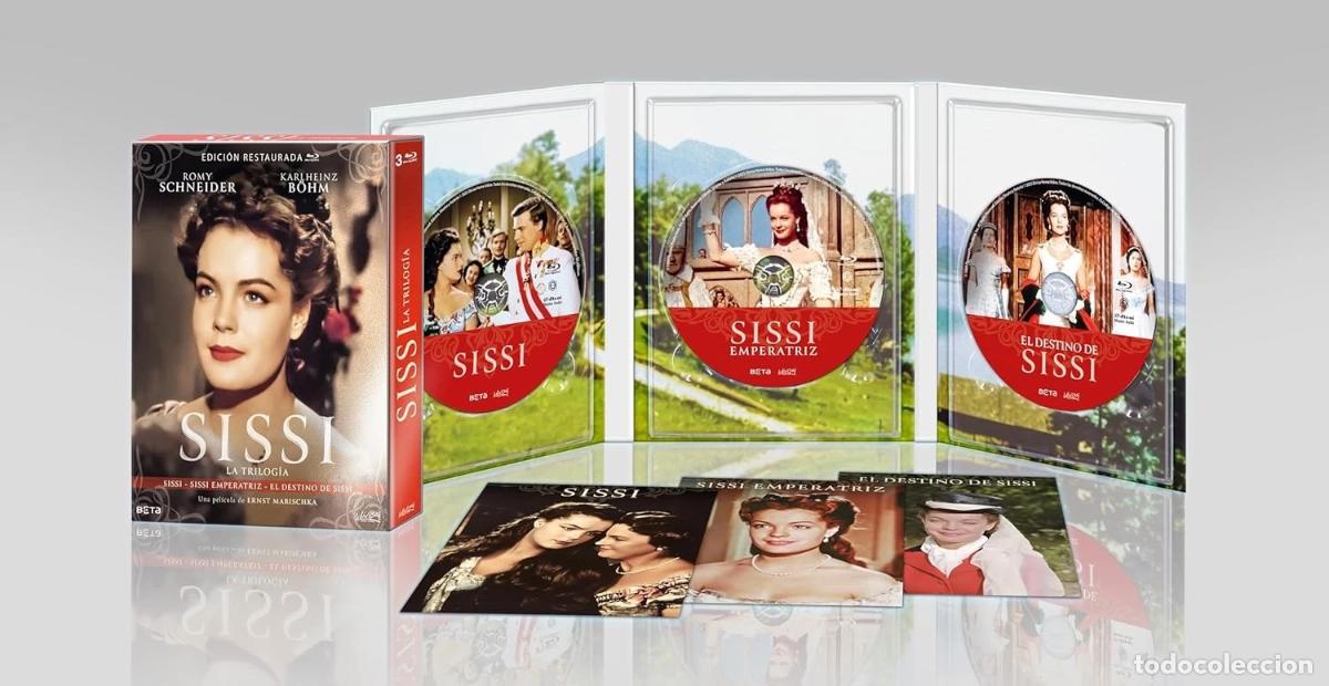 Cinema: Sissi - La Trilogia (Digipack + 3 postales) (Blu-ray) Pack 3 peliculas: Sissi / Sissi Emperatriz / E