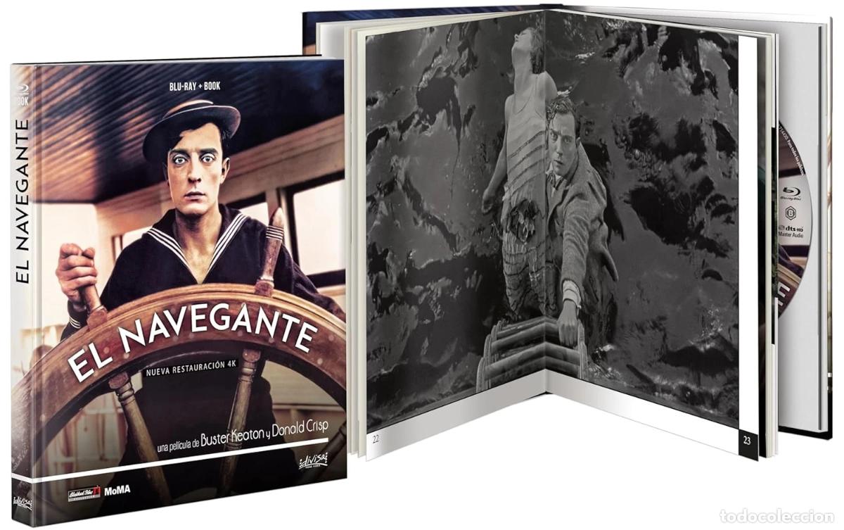 Kino: El Navegante (The Navigator) (1924) (Buster Keaton) - Ed. Libro (64 pags) (Blu-ray) [Blu-ray]