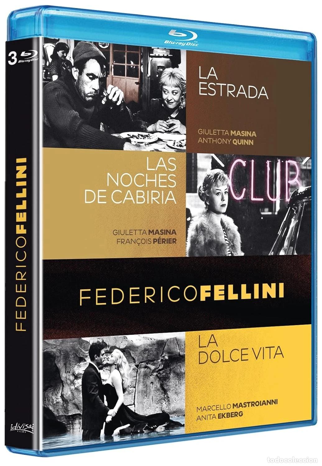 Kino: La Strada + Las Noches De Cabiria + La Dolce Vita [Blu-ray] (1954, 1957, 1960) La strada + Le notti