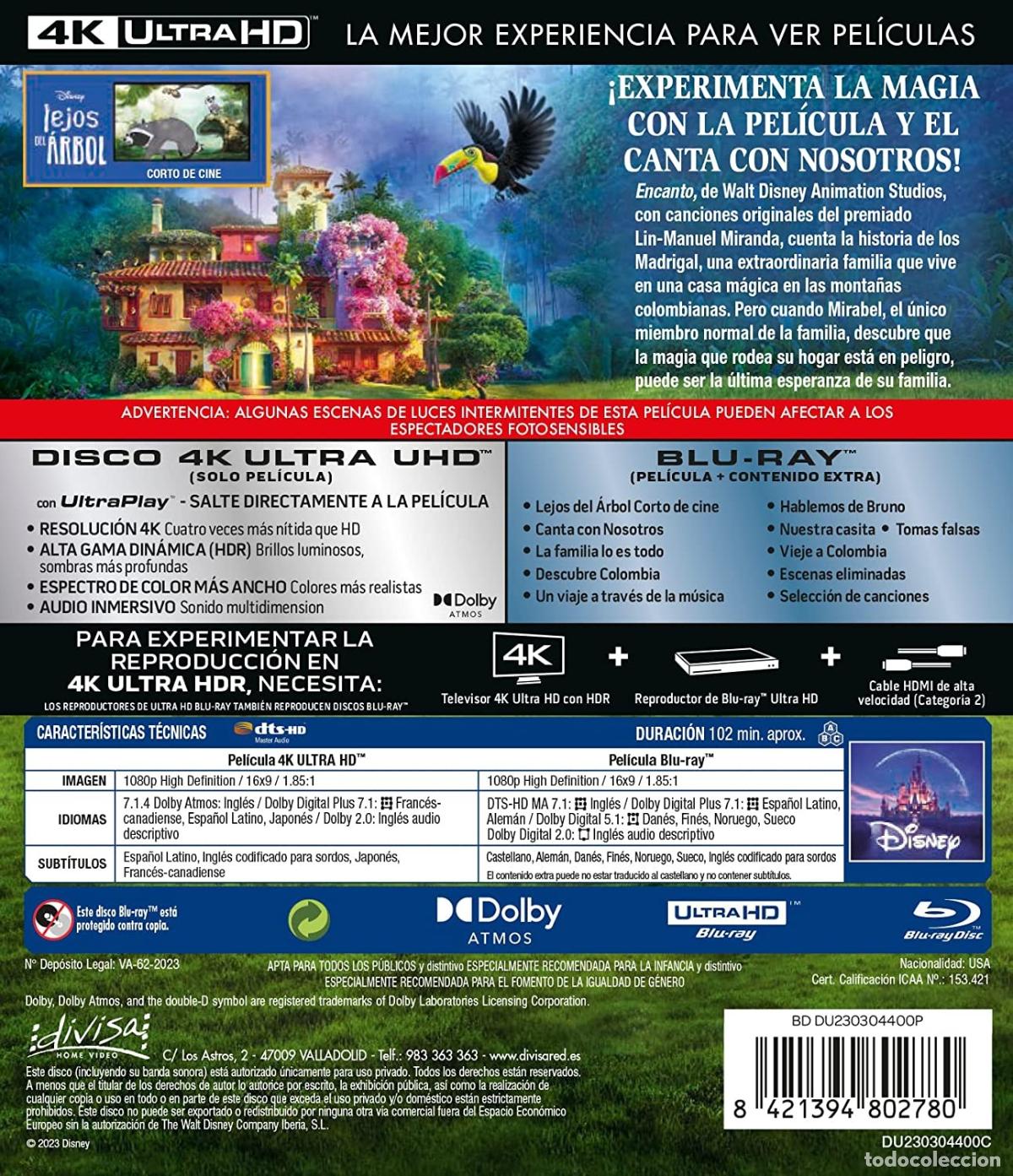 Cine: Encanto [Blu-ray] (2021) - Foto 2
