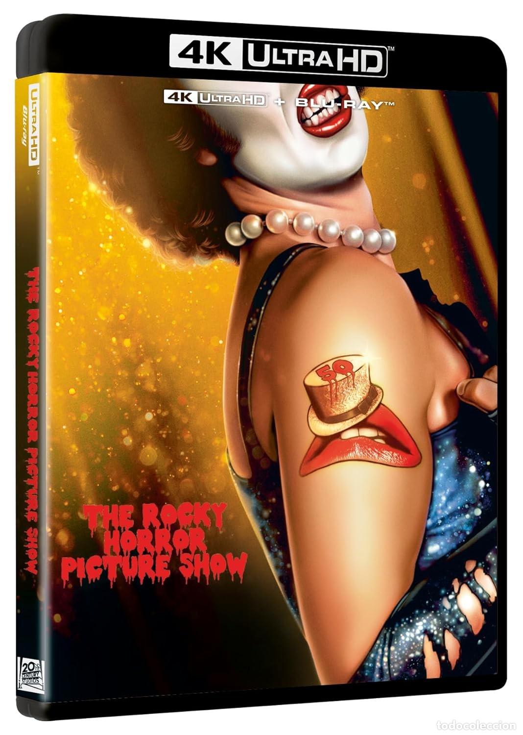 Cin&eacute;ma: The Rocky Horror Picture Show (Steelbook, 50 aniversario) [4K UHD, Blu-ray] (1975)