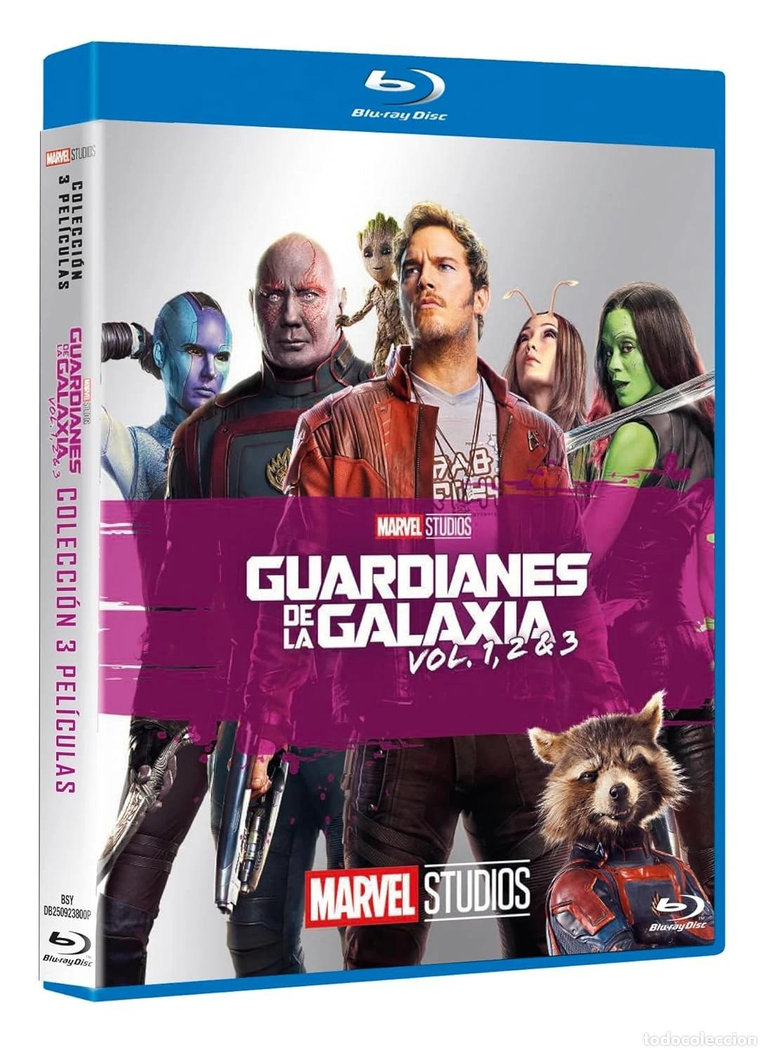 Cinema: Pack Guardianes De La Galaxia (Colecci&oacute;n 3 pel&iacute;culas, 3 discos) [Blu-ray] (2014, 2017, 2023)