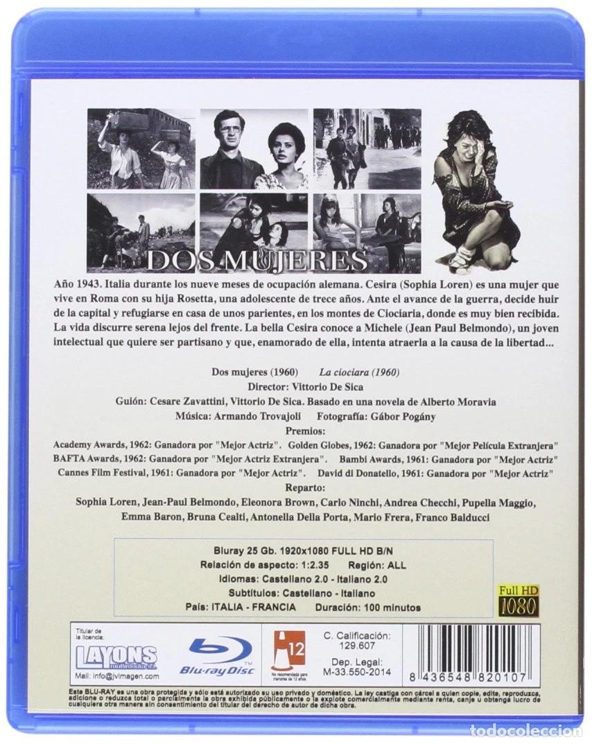 Cine: DOS MUJERES (BLU-RAY) - Foto 2