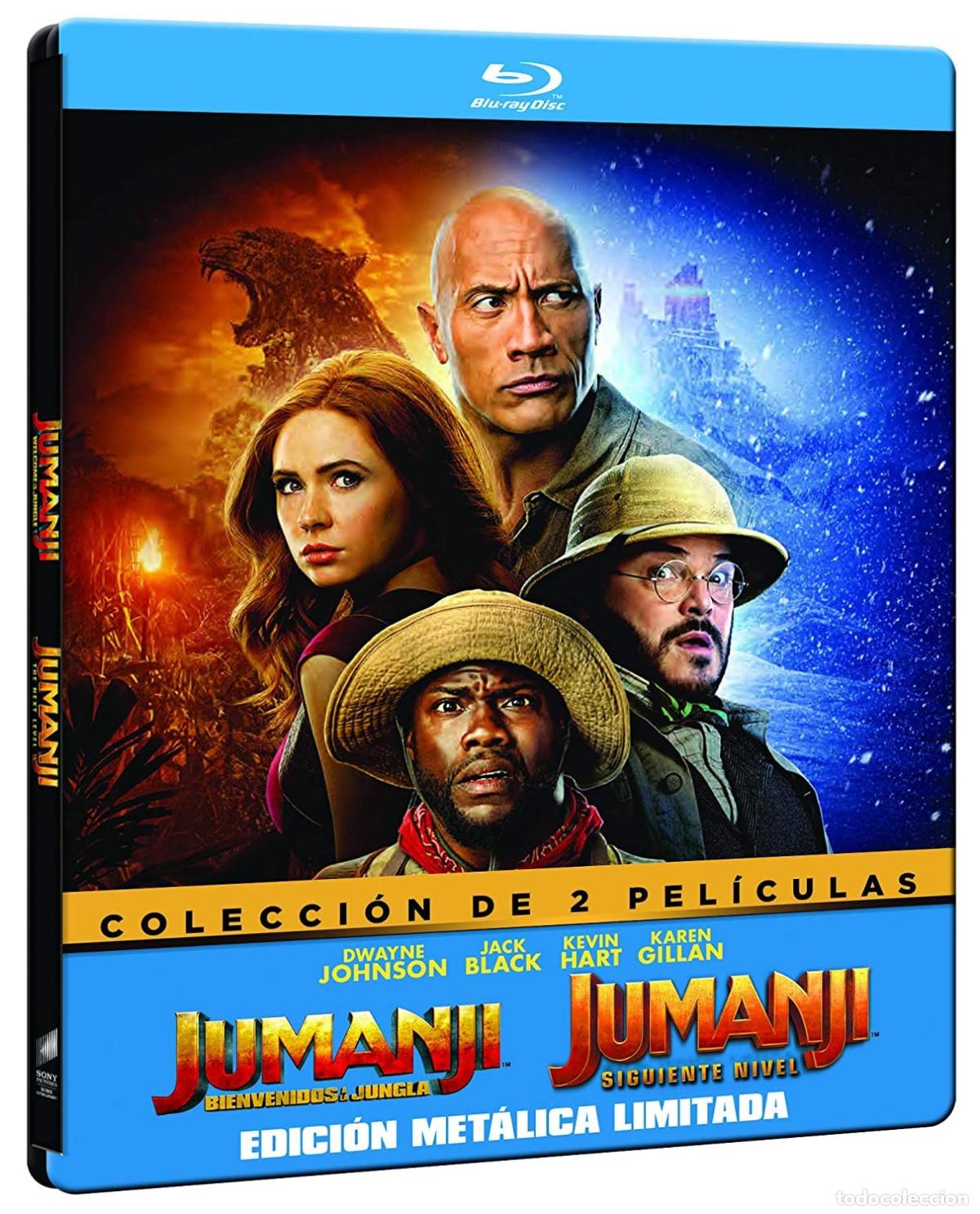 Cin&eacute;ma: Pack Jumanji: Bienvenidos a la jungla + Jumanji: El siguiente nivel - Edici&oacute;n Met&aacute;lica (BD) [Blu-ray