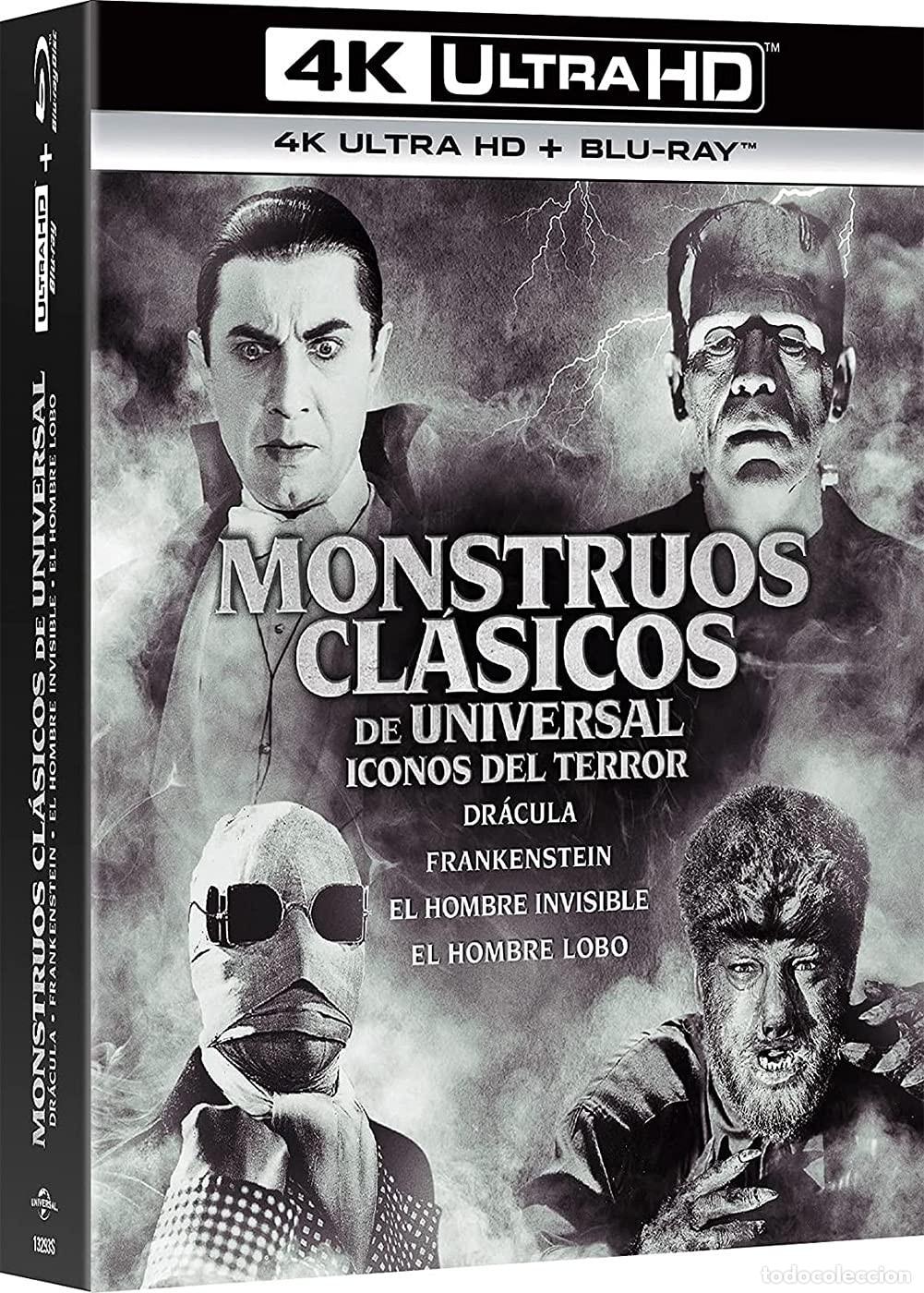 Cin&eacute;ma: Monstruos Cl&aacute;sicos Universal Pack (4K UHD + Blu-ray) [Blu-ray]