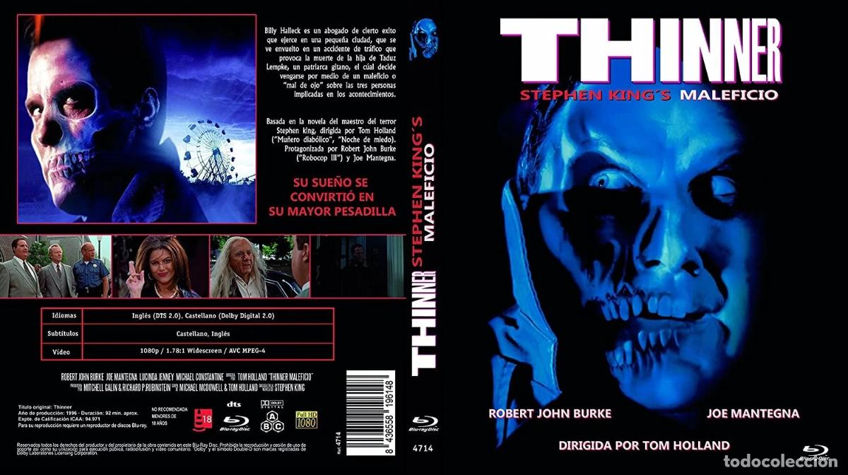 Cine: Maleficio (Thinner) [Blu-ray] (1996) Stephen Kings Thinner - Foto 3