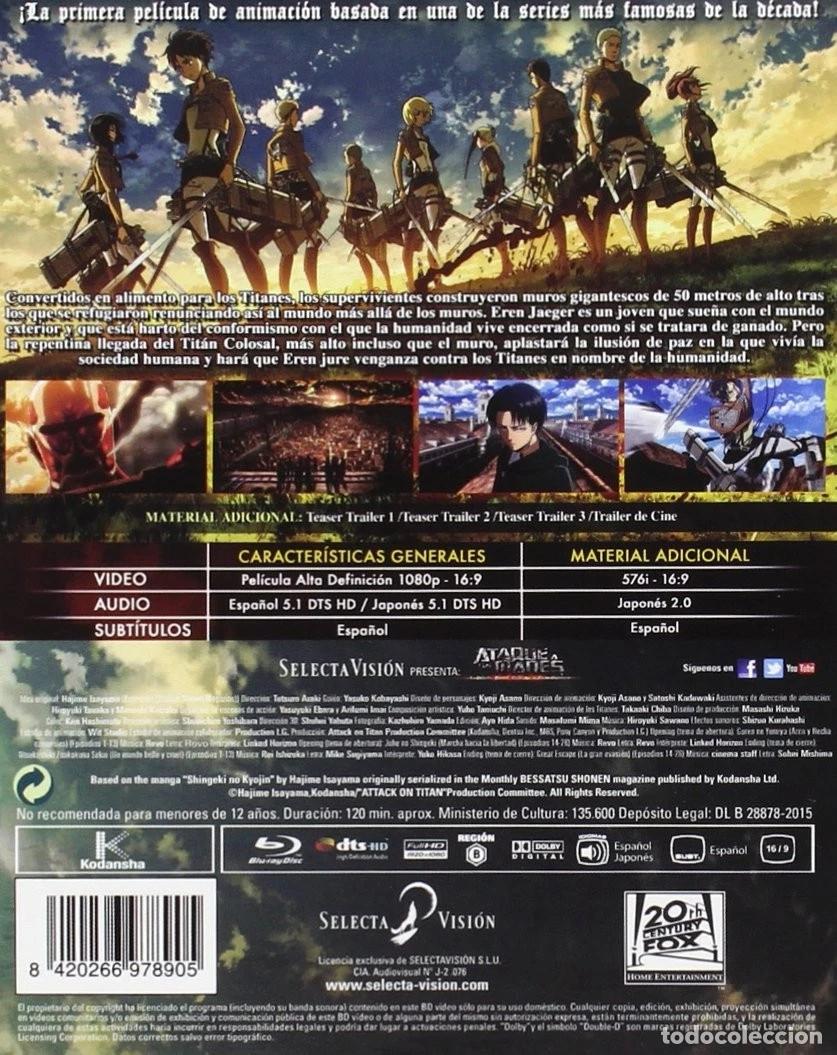 Cine: ATAQUE A LOS TITANES. PARTE 1. EL ARCO Y LA FLECHA (BLU-RAY) - Foto 2