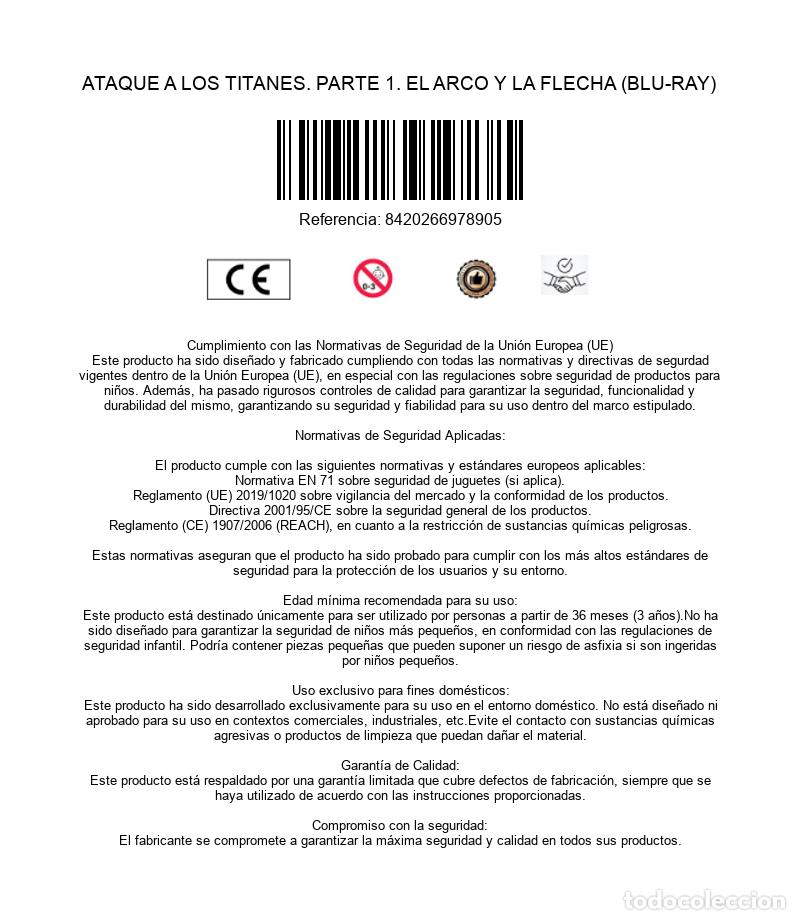 Cine: ATAQUE A LOS TITANES. PARTE 1. EL ARCO Y LA FLECHA (BLU-RAY) - Foto 3