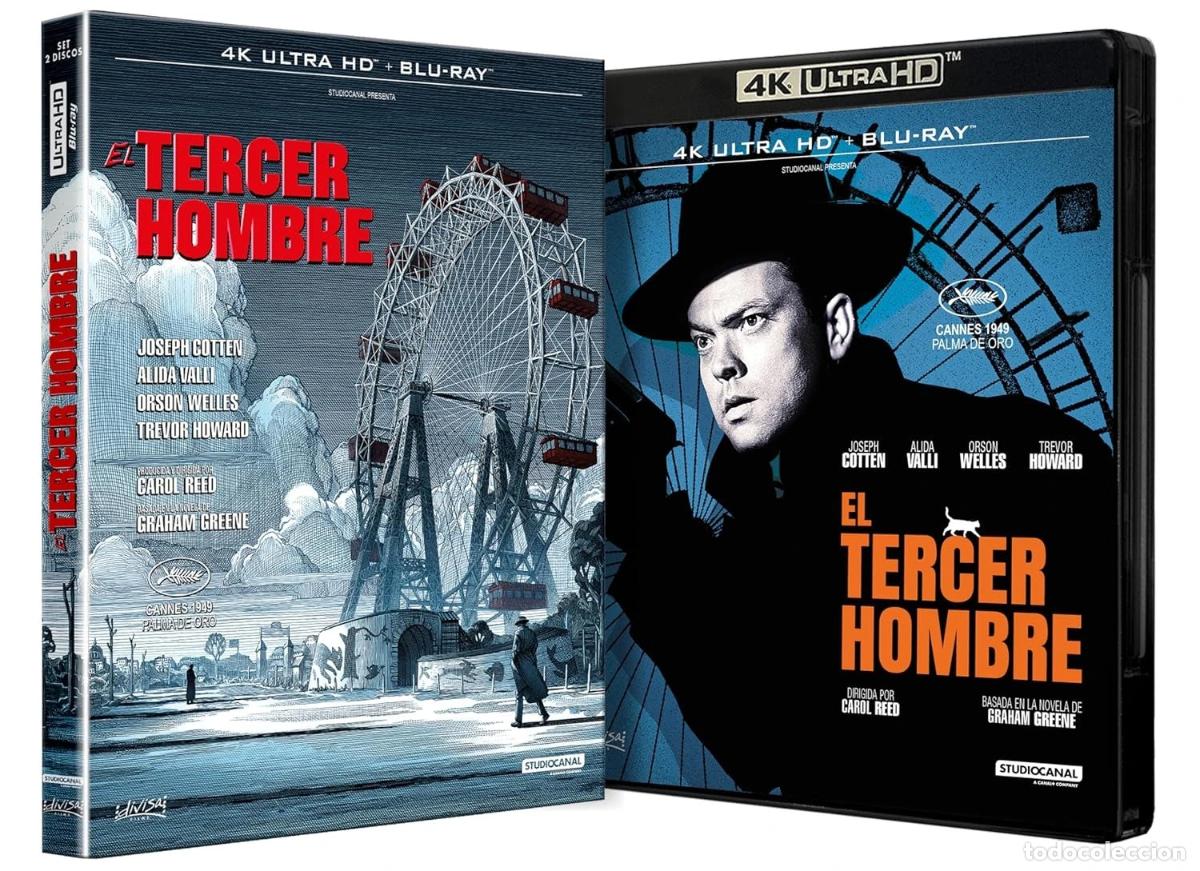 Cinema: El Tercer Hombre, Edic. Especial Funda [4K UHD,Blu-ray] (1949) The Third Man