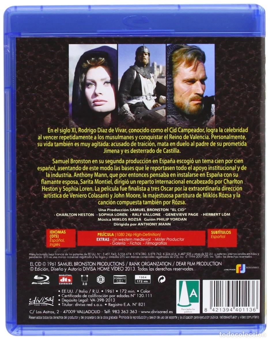 Cine: EL CID (BLU-RAY) - Foto 2