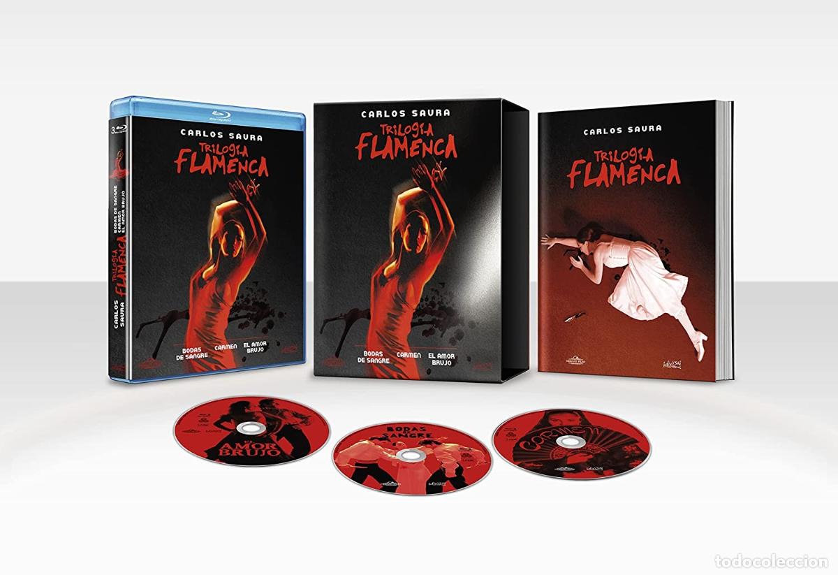 Cinema: Carlos Saura - Trilogia Flamenca (3 BD + Libro 64 Pags) (Bodas de Sangre+Carmen+El Amor Brujo) [Blu-