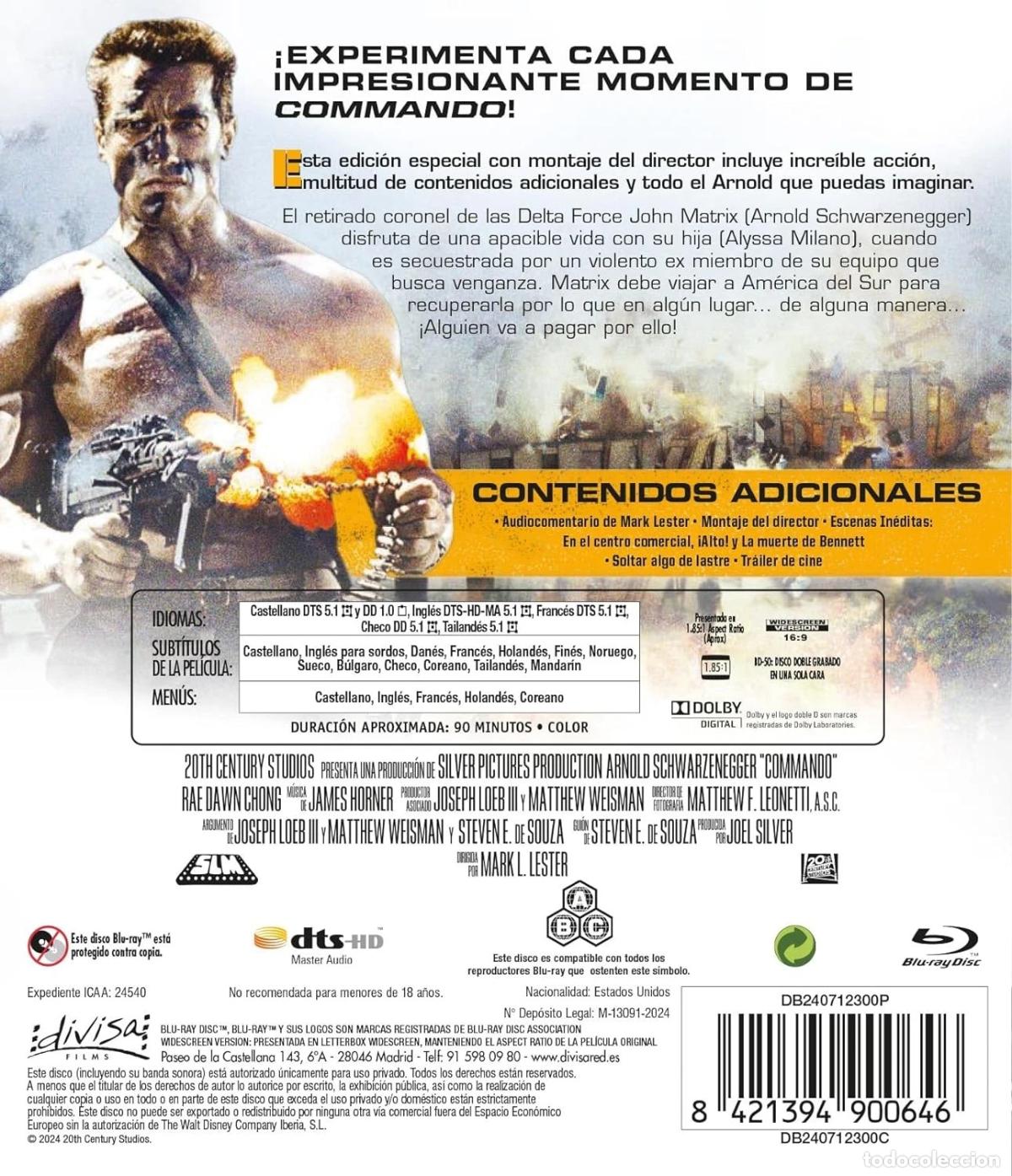 Cine: Comando [Blu-Ray] (1985) Commando - Foto 2
