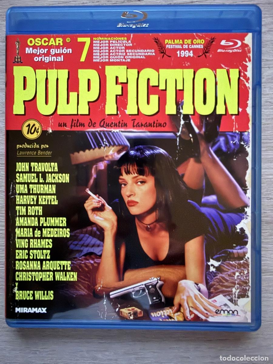 Cine: Pulp Fiction Blu-ray Quentin Tarantino John Travolta Uma Thurman Bruce Willis