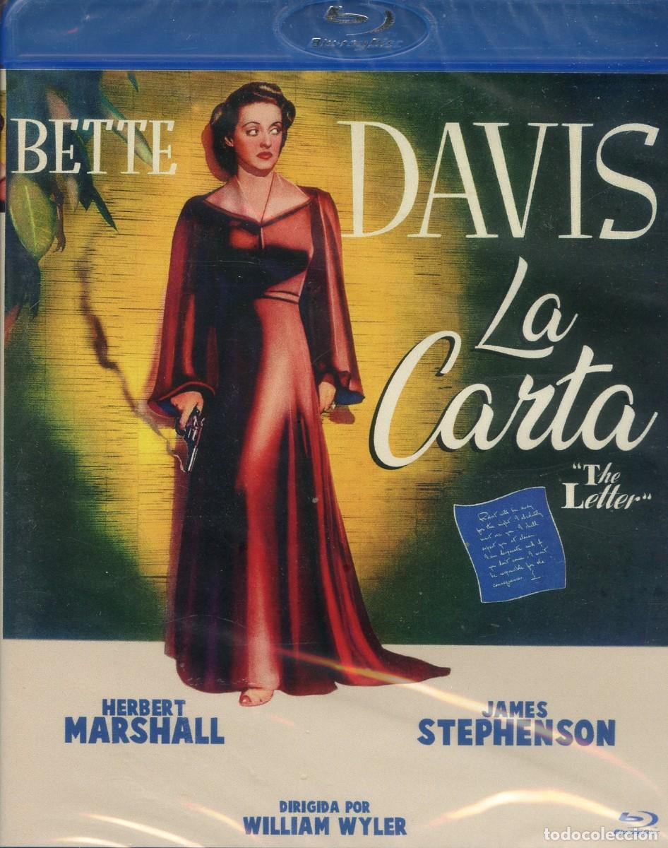 Cine: LA CARTA. De Willian Wyler, BETTE DAVIS, Herbert Marshall...