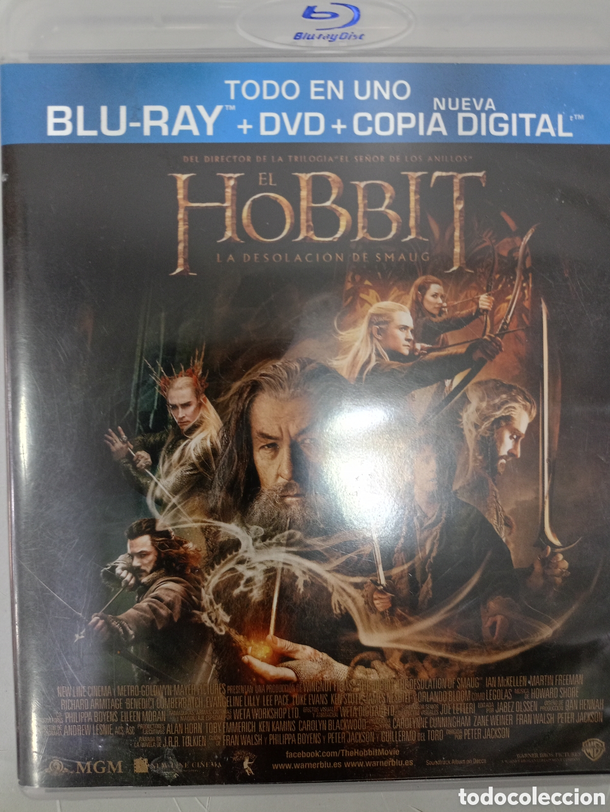 Cine: Blu-ray+ DVD El hobbit la desolaci&oacute;n de smaug
