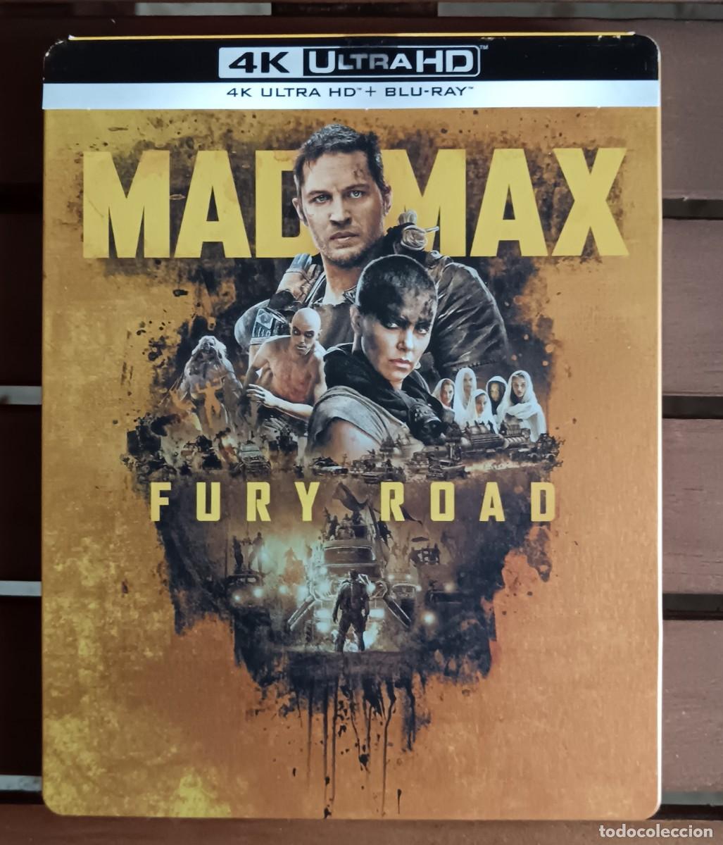 Cine: Mad Max. Fury road. 4K UltraHD + blu-ray (eficion met&aacute;lica)