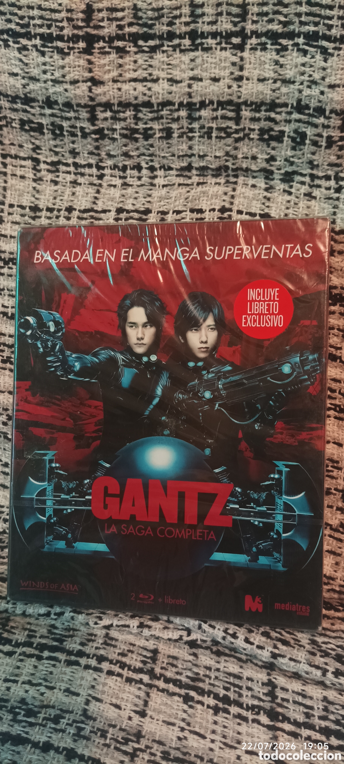 Cine: Gantz la.saga completa Blu-ray Manga