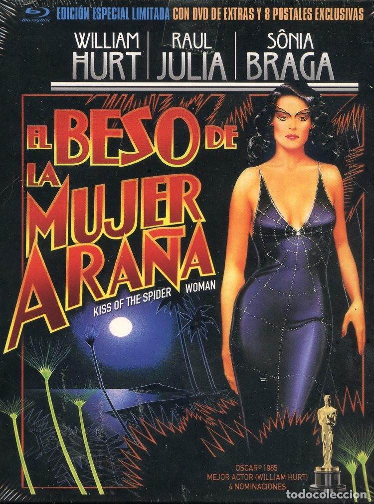 Cine: EL BESO DE LA MUJER ARA&Ntilde;A. Edici&oacute; Especial numerada. Con William Hurt, Raul Julia y Sonia Braga.
