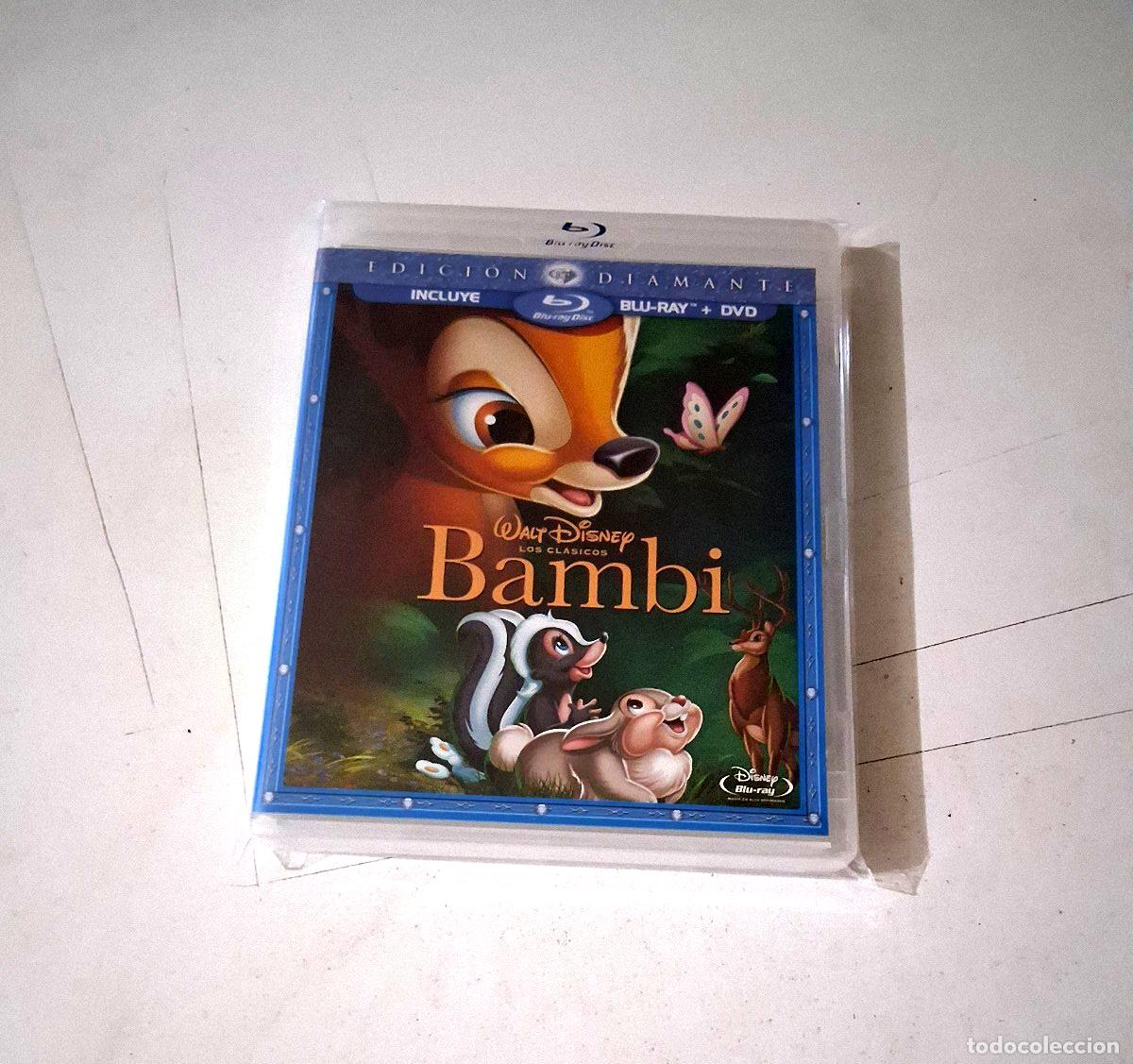 Cine: BLU-RAY &rdquo;BAMBI&rdquo; +DVD EDICION DIAMANTE WALT DISNEY LOS CLASICOS