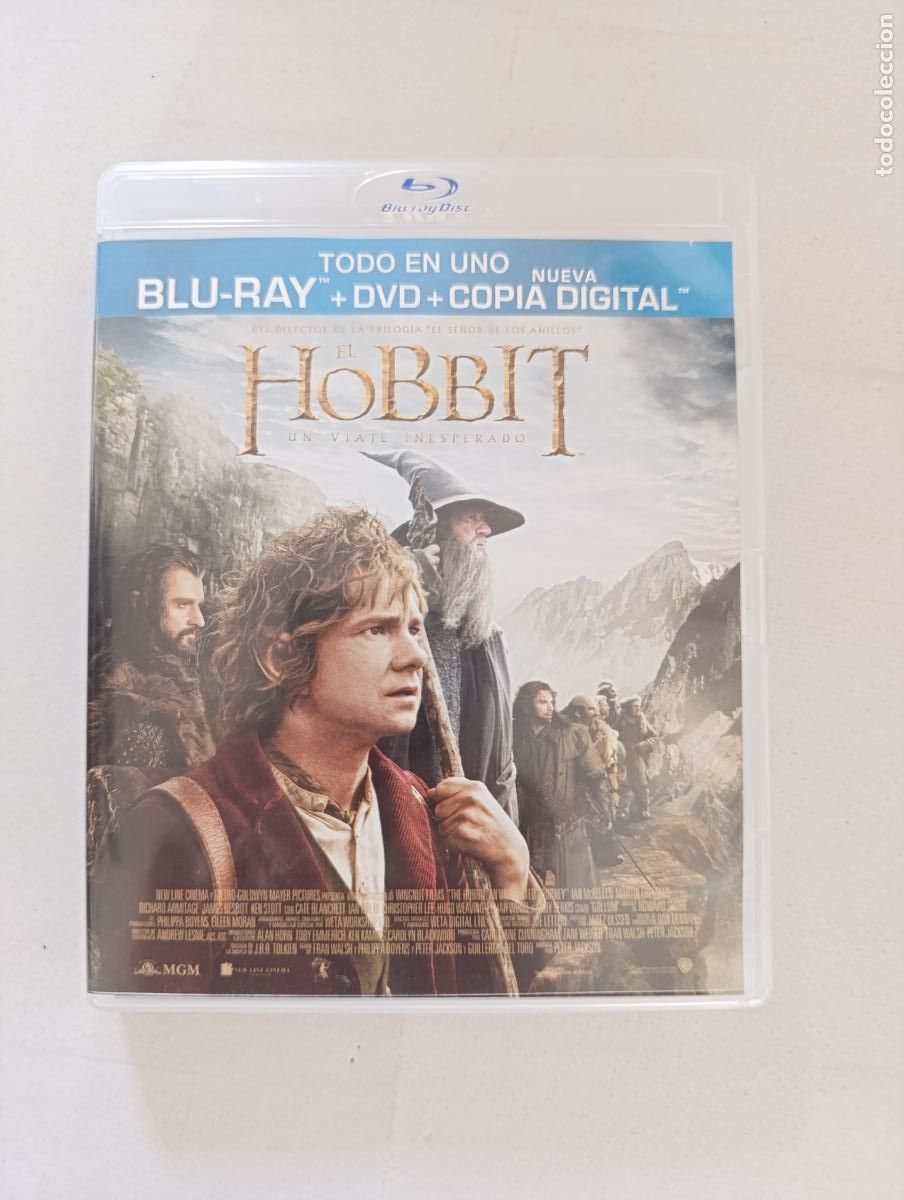 Cine: BLU-RAY + DVD EL HOBBIT UN VIAJE INESPERADO - 3 DISCOS (7U)