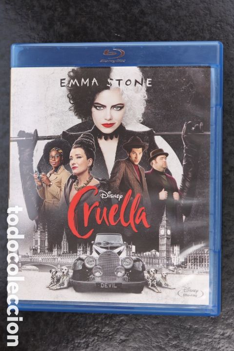 Cine: Blu-ray CRUELLA. Disney 2021. Emma Stone. Como nuevo.