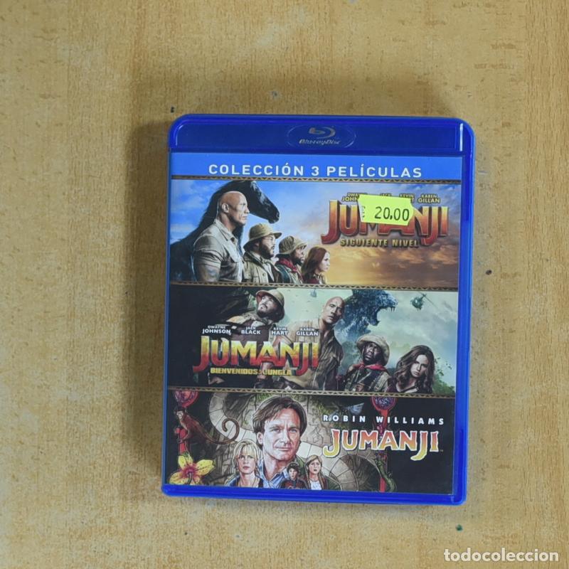 Cinema: JUMANJI / JUMANJI BIENVENIDOS A LA JUNGLA / JUMANJI EL SIGUIENTE NIVEL - BLURAY