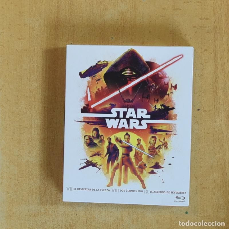 Cine: STAR WARS EL DESPERTAR DE LA FUERZA / LOS ULTIMOS JEDI / EL ASCENSO DE SKYWALKER - BLURAY