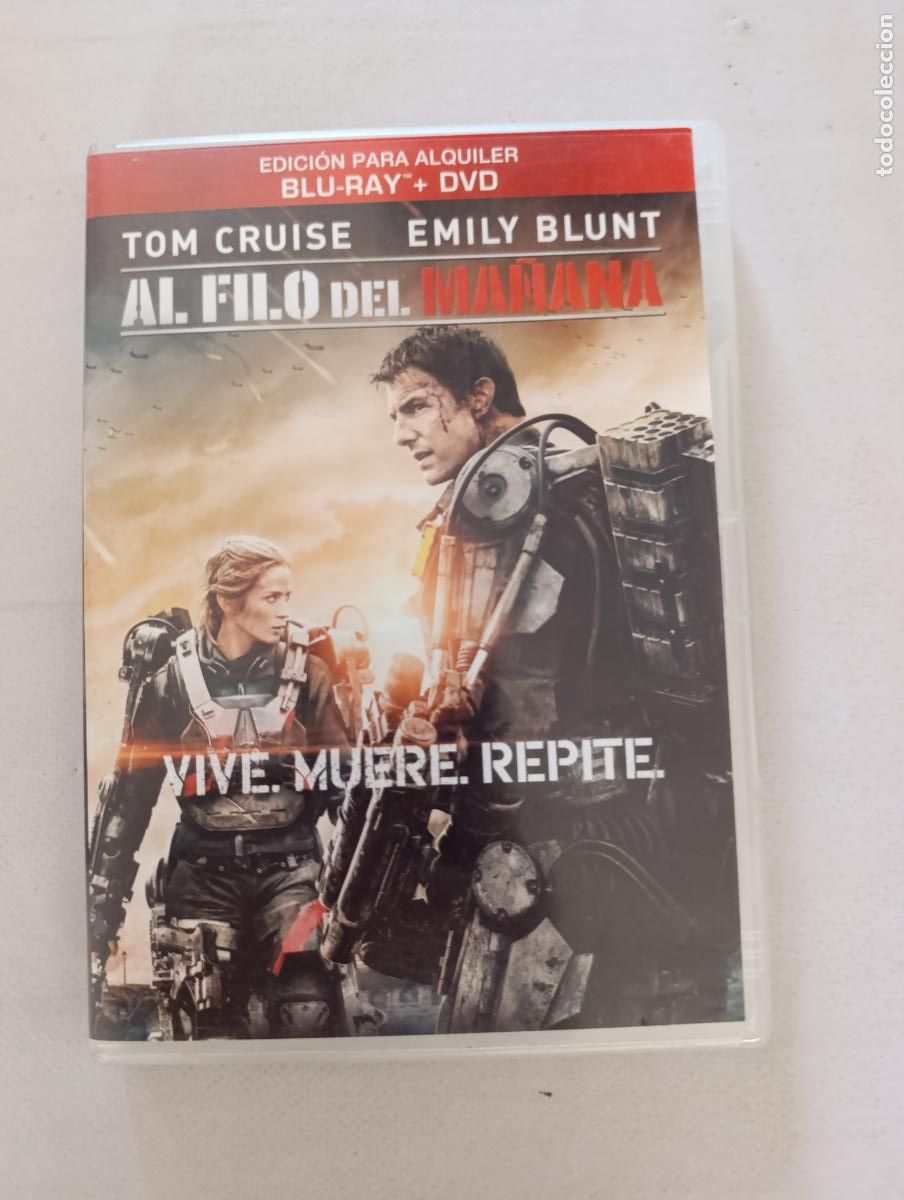 Cine: DVD AL FILO DEL MA&Ntilde;ANA - EDICION DE ALQUILER - NO INCLUYE BLU-RAY - TOM CRUISE (8P)