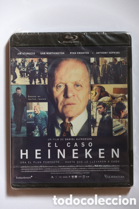 Cine: Blu-ray precintado EL CASO HEINEKEN. Anthony Hopkins. Nuevo a estrenar.