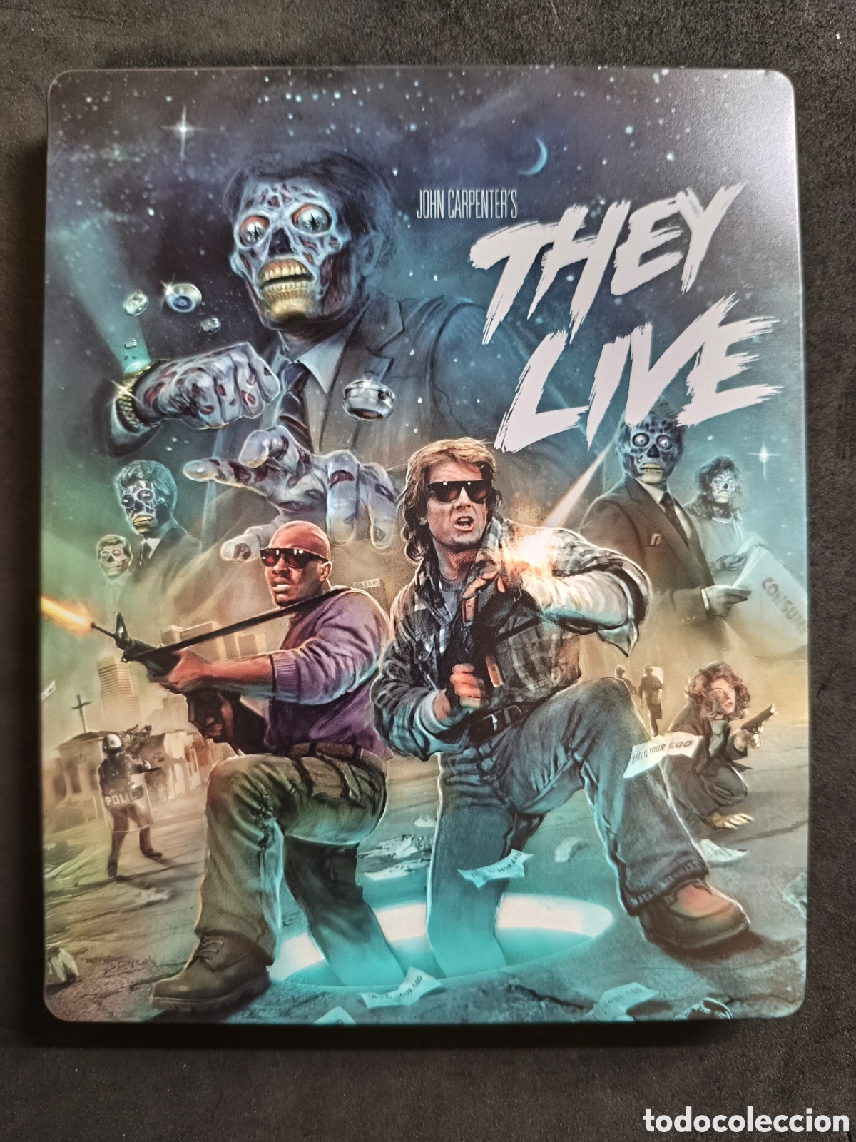 Cine: They live (Est&aacute;n Vivos) Blu-ray + 4K Steelbook