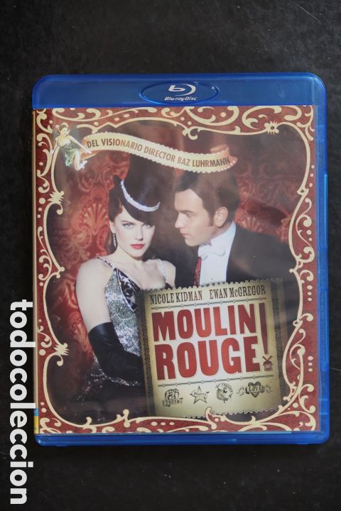 Cine: Blu-ray + DVD. MOULIN ROUGE Edicion Especial 3 Discos. Nicole Kidman. Como nuevo.