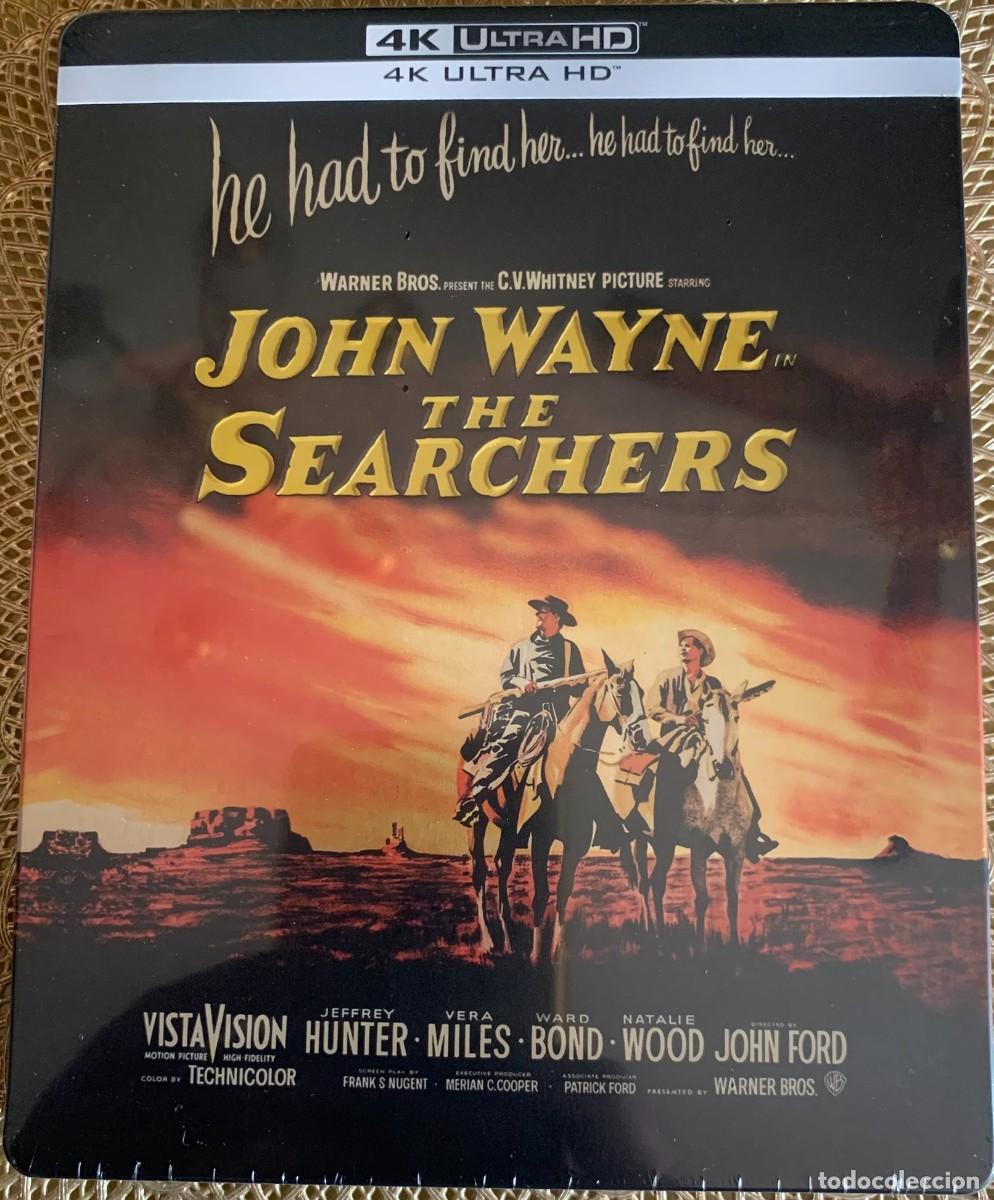 Cine: THE SEARCHERS (John Ford, 1956) - EDICION METALICA 4K UHD + BLU RAY - IMPORTACION