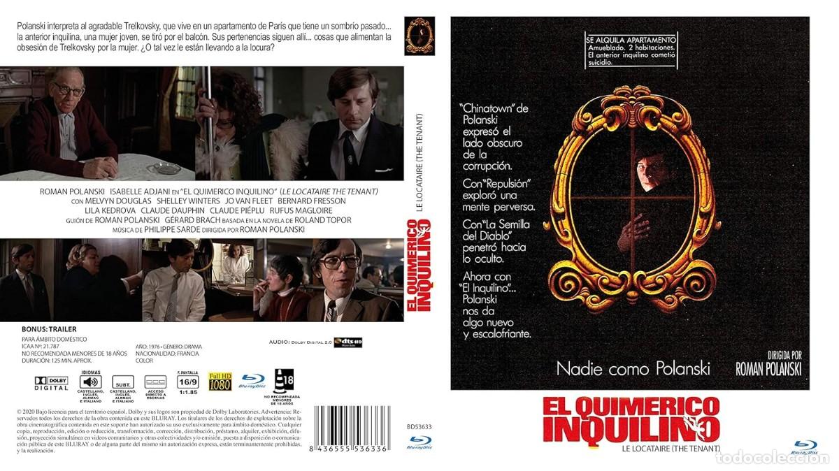 Cine: EL QUIM&Eacute;RICO INQUILINO - ROMAN POLANSKI