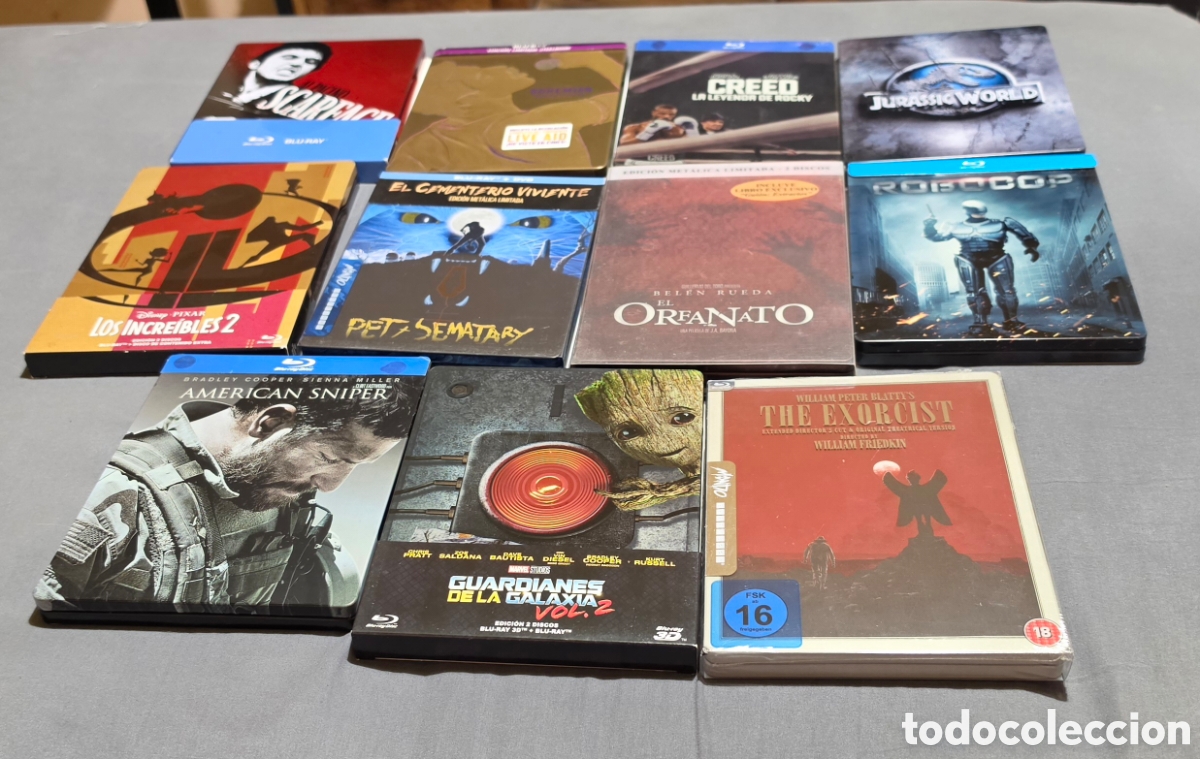 Cine: Vendo pel&iacute;culas steebolks y packs en bluray