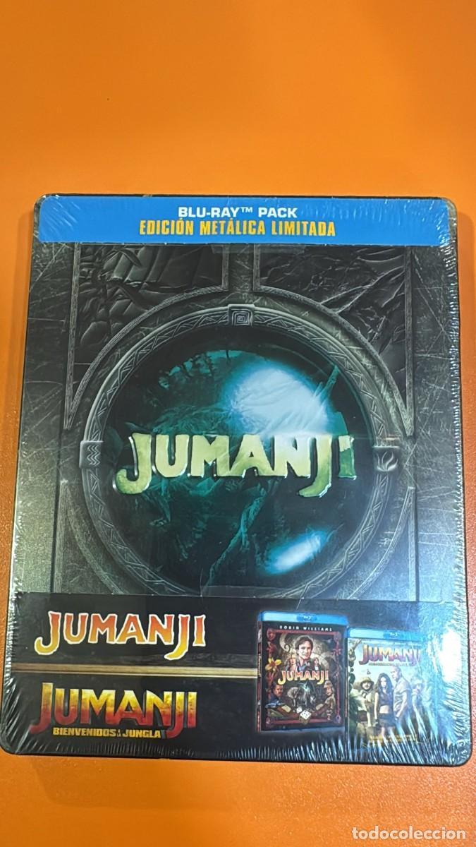 Cine: Jumanji + Jumanji: Bienvenidos [Blu-Ray] Steelbook