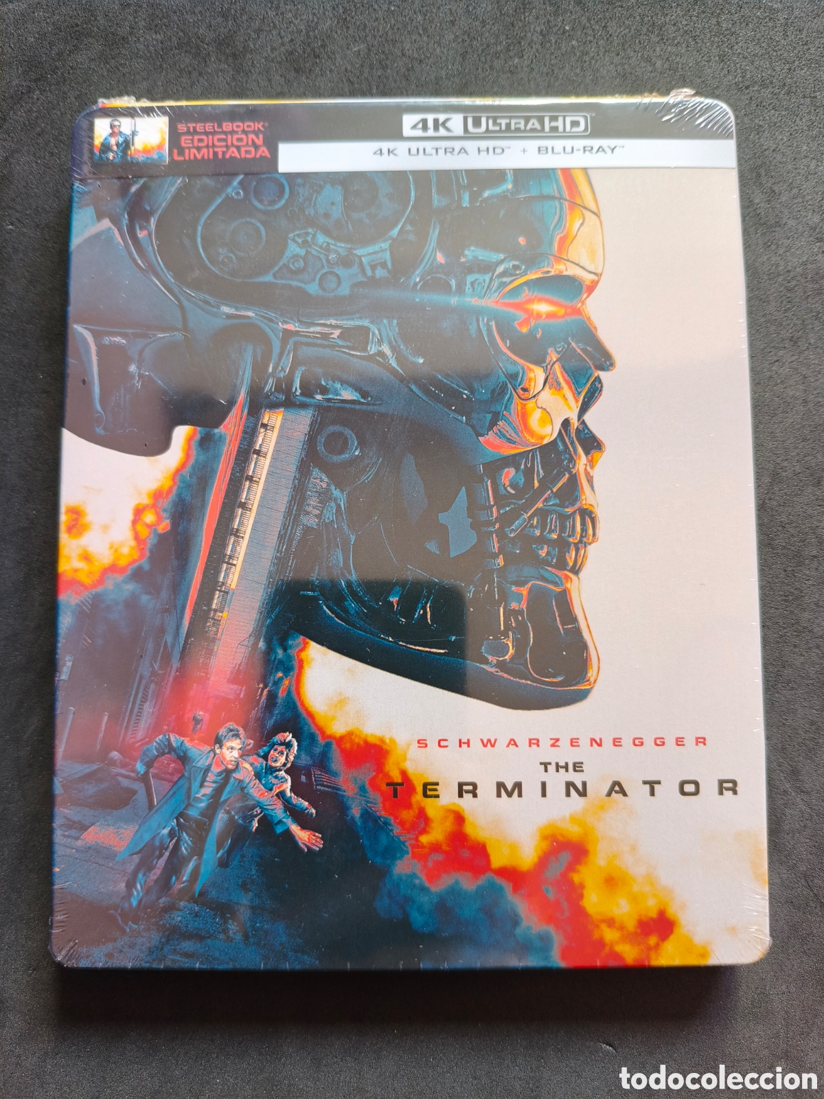 Cine: Terminator Steelbook 4K UHD + Blu-ray Edici&oacute;n