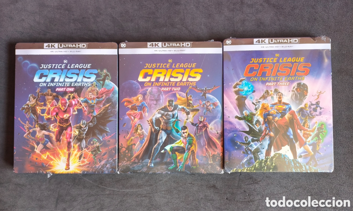 Cine: Steelbook Liga de la Justicia Crisis en Tierras infinitas