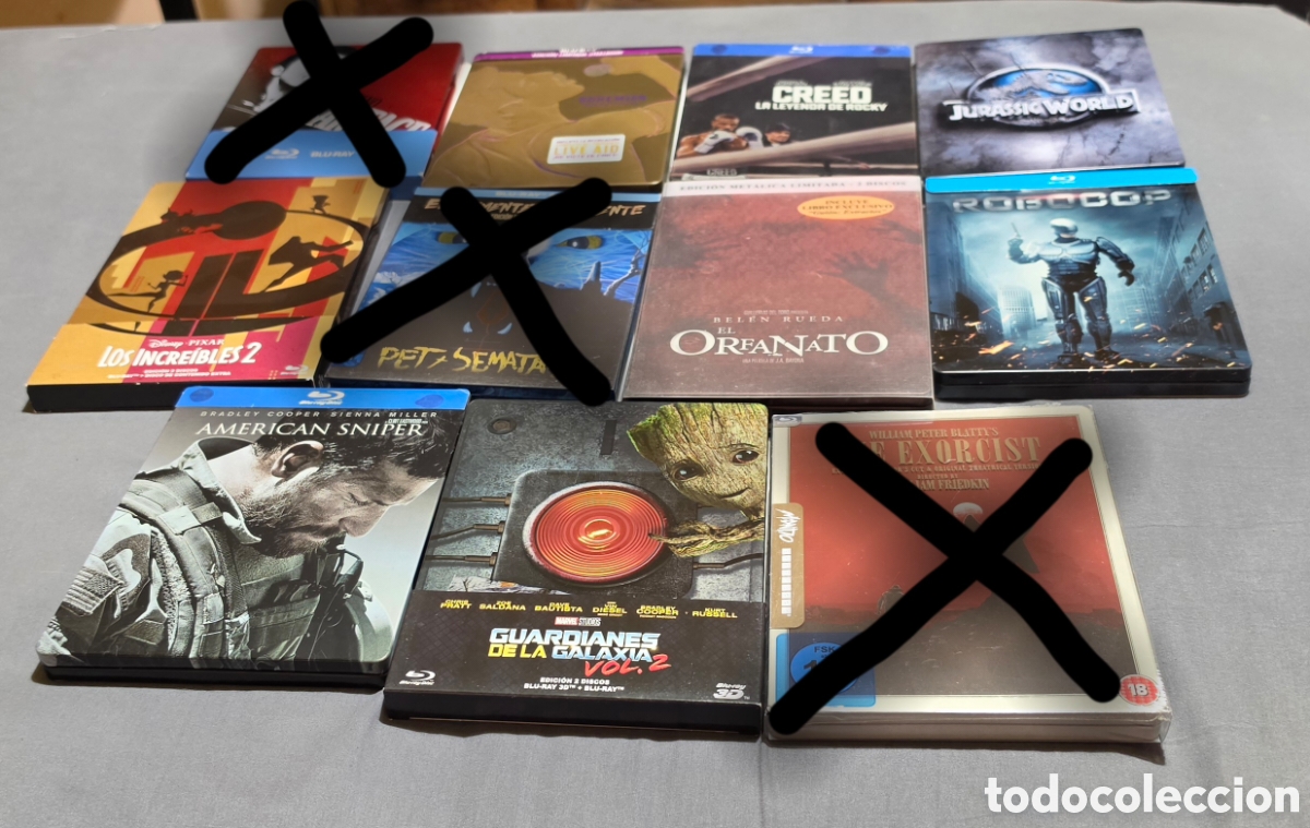Cinema: Vendo pel&iacute;culas steebolks y packs en bluray