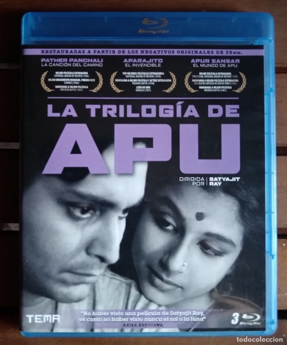 Cine: La trilog&iacute;a de Apu. La canci&oacute;n del camino / El invencible / El mundo de Apu. Blu-ray