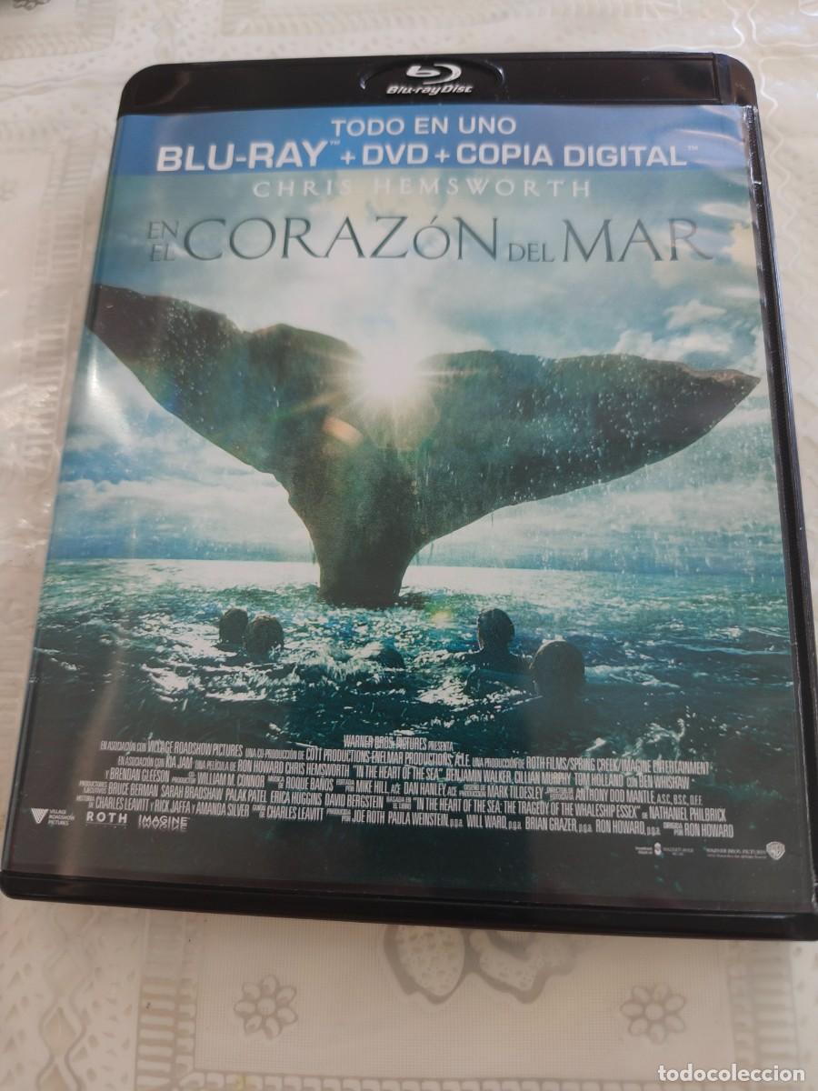 Cine: BLU RAY + DVD - EN EL CORAZ&Oacute;N DEL MAR - CHRIS HEMNSWORTH - LEER CONDICIONES DE VENTA