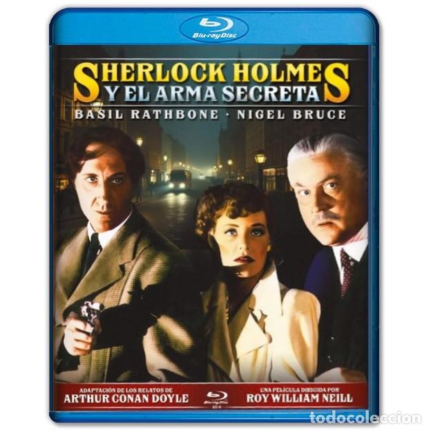 Cine: SJERLOCK HOLMES Y EL ARMA SECRETA Bluray (Arthur Conan Doyle)