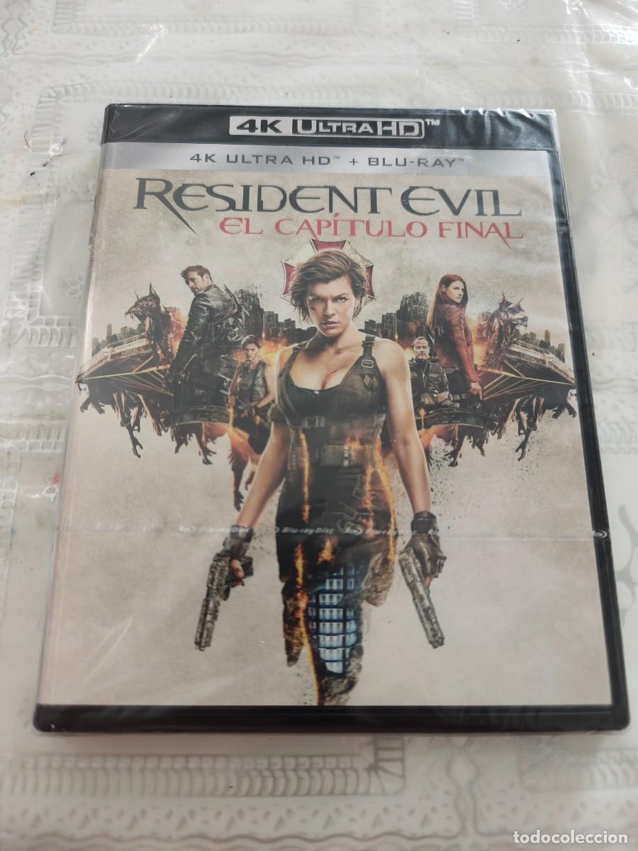 Cine: 4K ULTRA HD + BLU RAY - RESIDENT EVIL , EL CAP&Iacute;TULO FINAL - MILLA JOVOVICH - LEER CONDICIONES VENTA