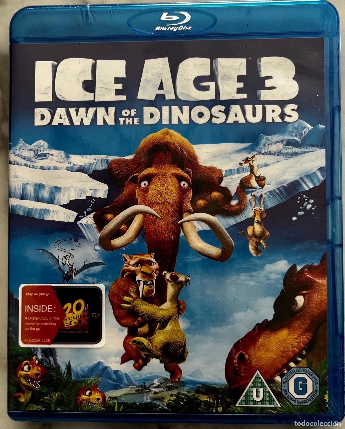Cine: ICE AGE 3. DAWN OF THE DINOSAURS. CON SPECIAL FEATURES. BLUERAY DISC. AUN PRECINTADO