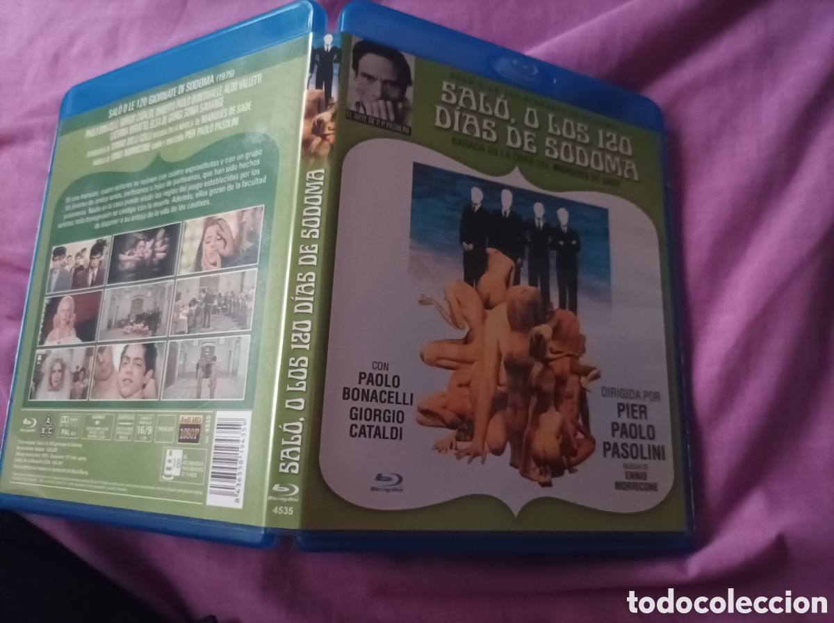 Cine: SALO O LOS 120 DIAS DE SODOMA Pasolini BLU RAY DISC ORIGINAL